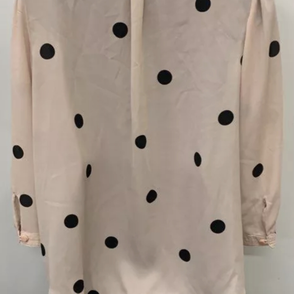NWT Worthington Petite Rose Smoke Dot Blouse Size PL - Picture 5 of 5